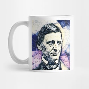 Ralph Waldo Emerson Colourful Portrait | Ralph Waldo Emerson Artwork 14 Mug